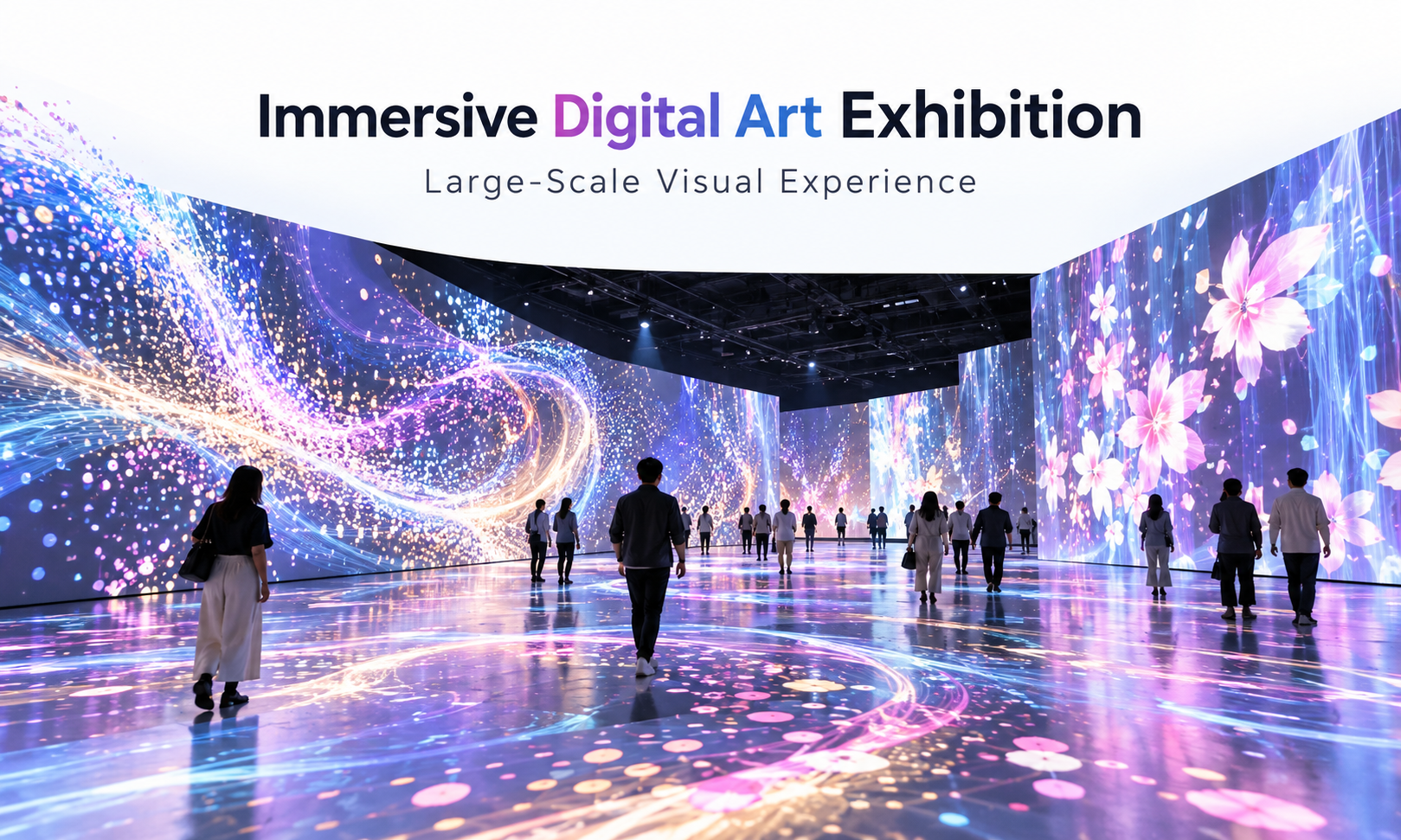 Latest company case about Projection Technology for Digital Art Exhibitions