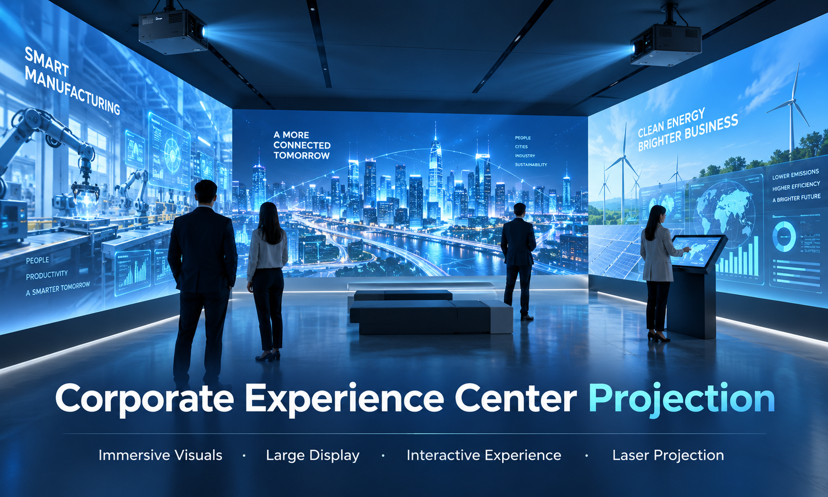 Latest company case about Immersive Projection System Design for Corporate Showrooms and Experience Centers